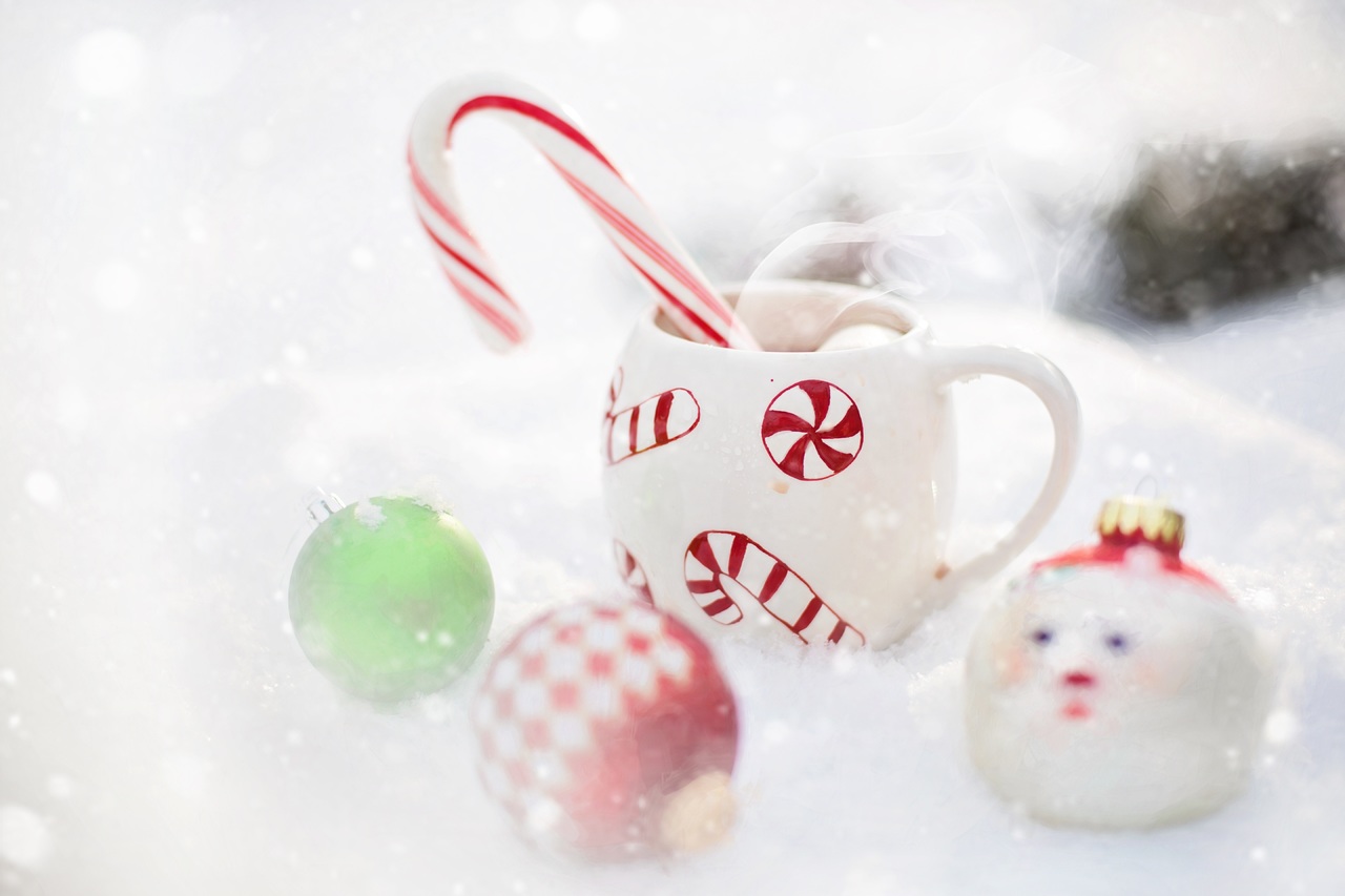 snow winter cup hot chocolate food red 1058078